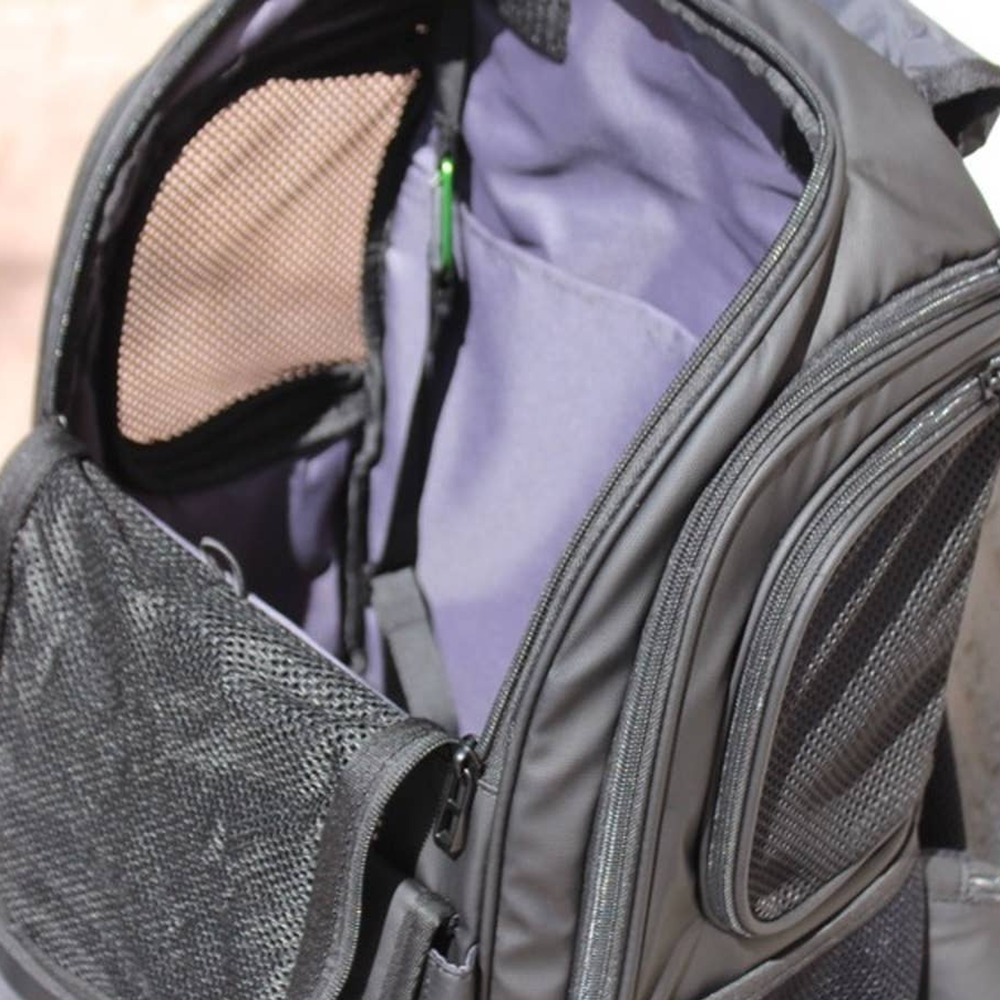 Airline Pet Carrier Backpack Small Dog Cat Hiking Travel Bag 20lb NEW - Picture 5 of 7